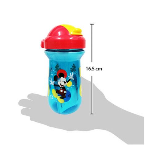 The First Years Disney Mickey Mouse 10oz Flip Top Straw Cup